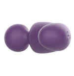 Фиолетовый изогнутый wand-вибратор (Цвет: фиолетовый)