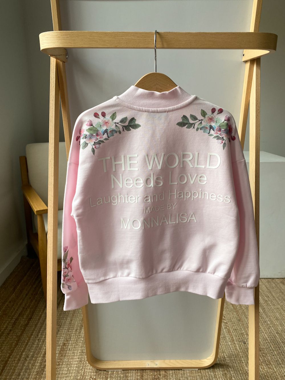 Новая хлопковая толстовка Monnalisa, 116