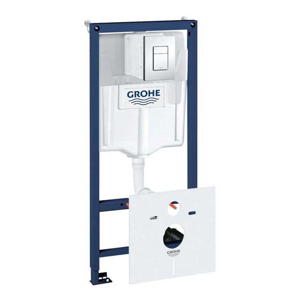 Инсталляция Grohe Rapid SL 5 в 1 в сборе, для подвесного унитаза, c Fresh