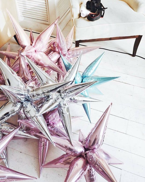 К Звезда составная, Розовый, 26''/66 см, 1 шт.