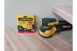 Круг шлифовальный (125 мм; Р180; 5 шт.) STAYER 35452-125-180