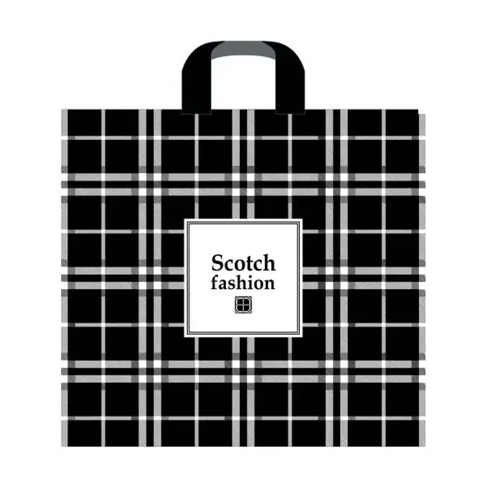 Пакет ПЭ с петлевой ручкой 40+4см(Скотч) Артпласт (х25) (комплект 25 шт)