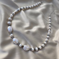 Чокер с натуральным жемчугом Викторинэль