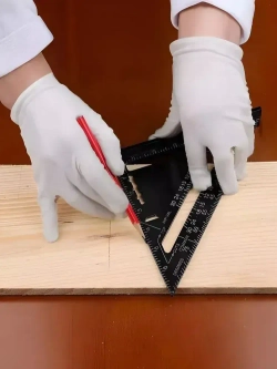 Угольник столярный линейка Свенсона метрический , 305 мм, Алюминий