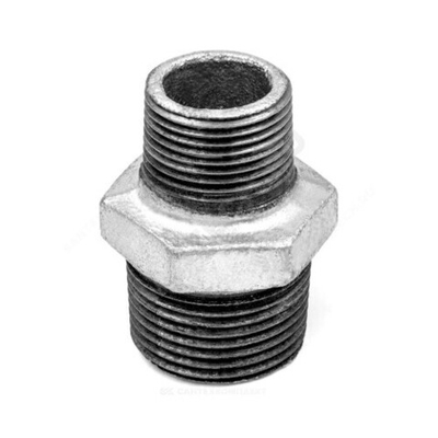 Ниппель переходной чугун оцинкованный НР Fittex PLUS