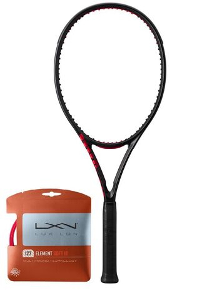 Теннисная ракетка Wilson Clash 100UL V3.0 + Cтруны + Натяжка