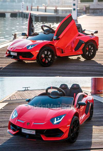 Детский электромобиль " Lamborghini HL328" желтый