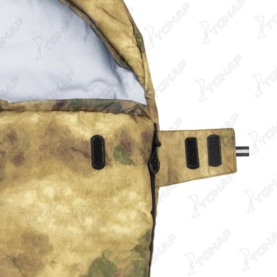 Спальный мешок TRAVEL EXTREME WIDE 300 (220х90) Stratex, КМФ Мох (N-SB-S300-220x90-M) NISUS