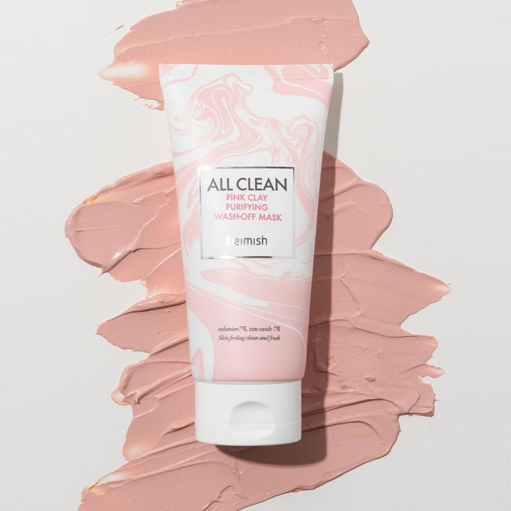 Очищающая глиняная маска Heimish All Clean Pink Clay Purifying Wash-off Mask 150 г