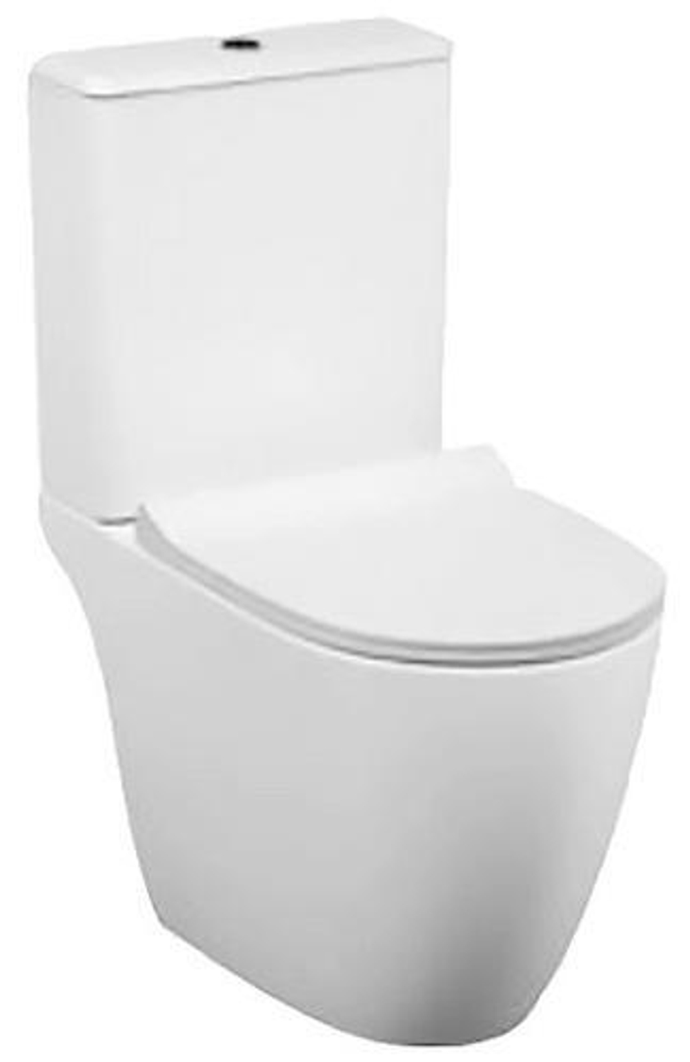 Унитаз-компакт VitrA Sento 9830B003-7204 безободковый с микролифтом