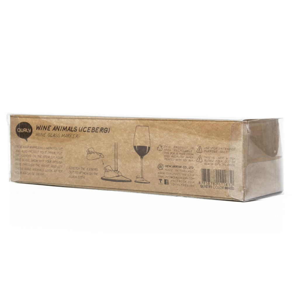 Маркеры для бокалов Cool wine Qualy