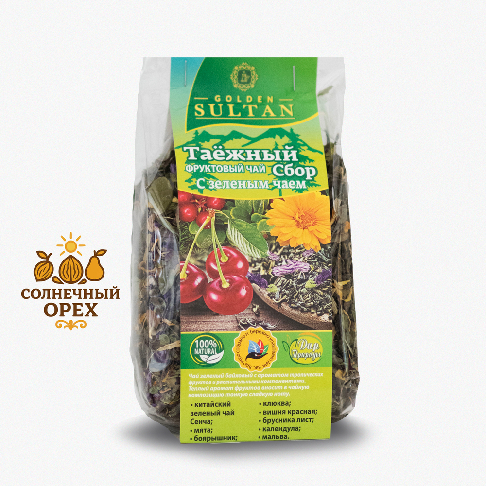 Чай Golden Sultan "Таежный сбор с зеленым чаем"