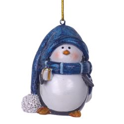 GAEM Фигурка декоративная подвесная "Пингвин", L5 W5 H6,5 см, 2в.
