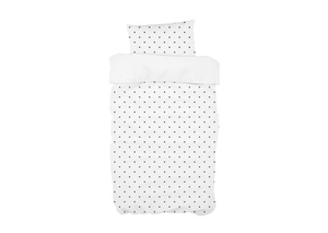 Постельное бельё в детскую кроватку (плюсики, сатин)