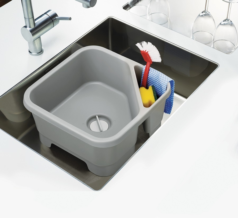 Контейнер для мытья посуды duo со сливным отверстием