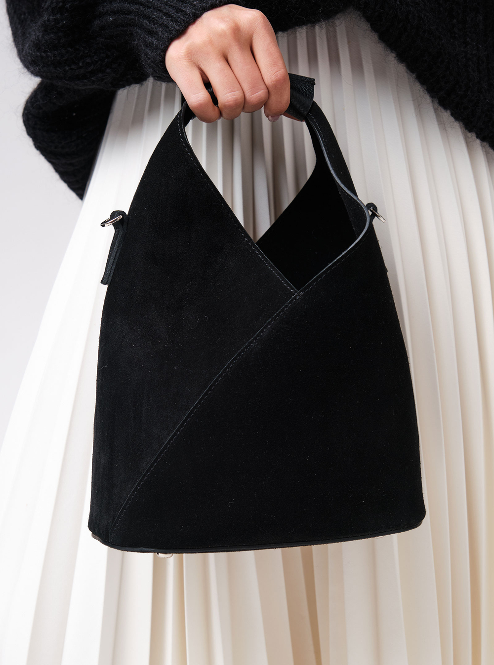 Замшевая сумка Rebecca DBR 31370 черный