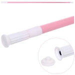 Карниз для ванной 140-260 см розовый