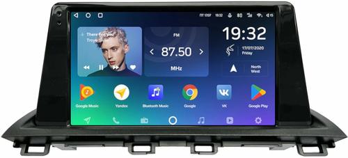 Магнитола для Mazda CX-4 2016-2024 (штатный цветной экран, рамка 9) - Teyes CC2 PLUS монитор 9" QLED, Android 10, Быстрая, SIM-слот