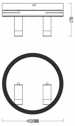 Светильник на штанге Escada 20044LED 20044SMA/03LED WH