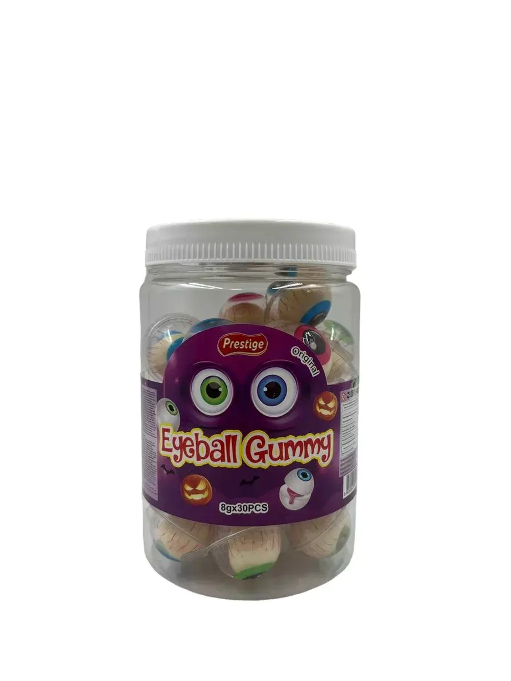 Жевательный мармелад "Eyeball Gummy " с кислой начинкой 30шт