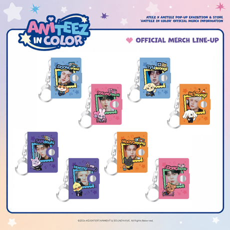 Брелок мини-альбом ANITEEZ MINI ALBUM KEYRING