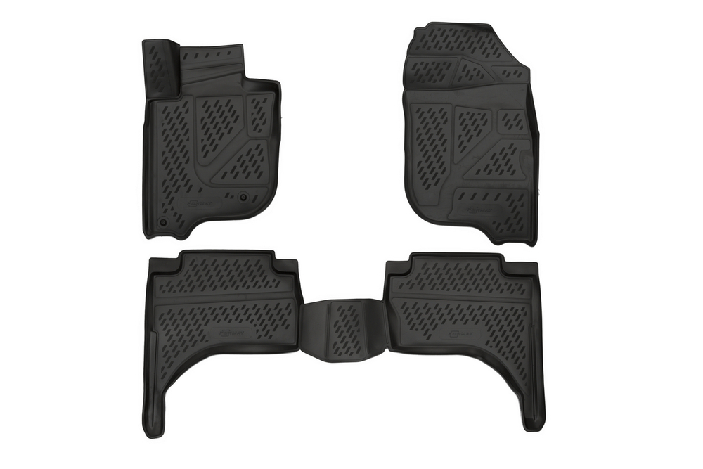Коврики 3D в салон подходит для MITSUBISHI L200 (V, Vr), 2015-, 4 шт. (Повышенная устойчивость, повышенная износостойкост FORMAT.FORMAT.CARMIT00001