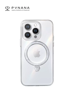 Чехол PYNANA для iPhone 15 PRO MAX перламутр Magsafe