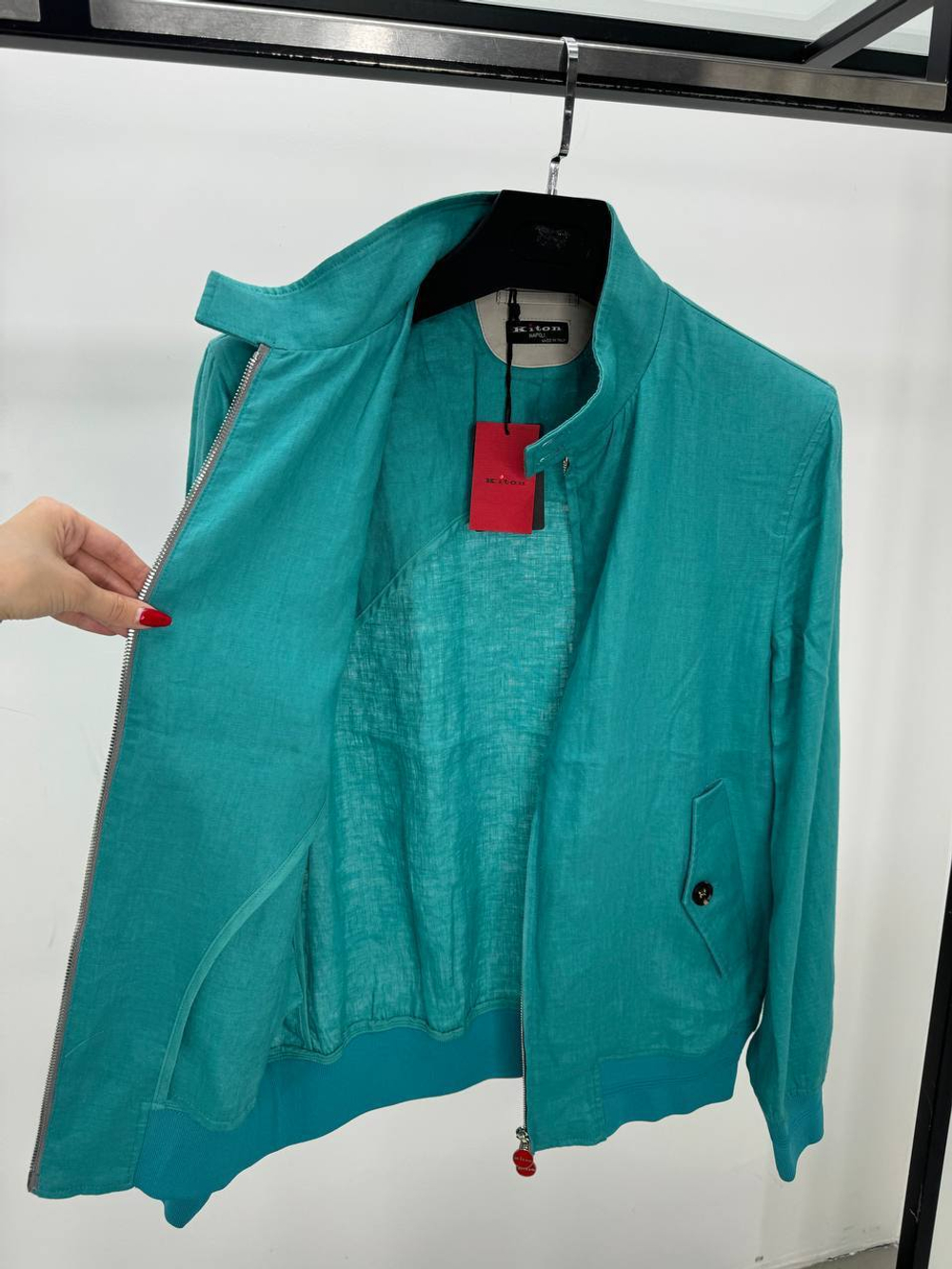 Льняная ветровка Kiton