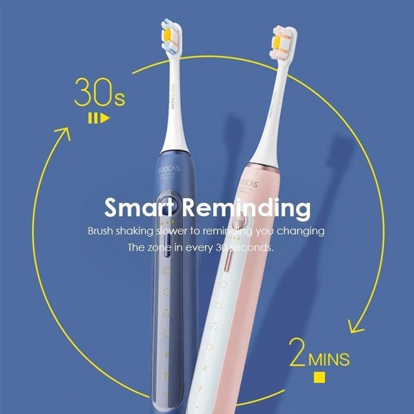 Электрическая зубная щетка Soocas X5 Sonic Electric Toothbrush Pink (Розовая)