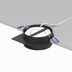 DK2091-BK Встраиваемый светильник FLAT, IP 20, до 15 Вт, GX53, LED, черный, алюминий