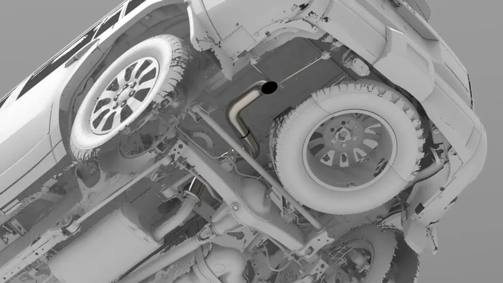 Выхлопная труба для Toyota Land Cruiser Prado 250 LC250 2024+ Тойота крузер крузак выхлоп