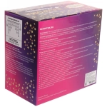 Гирлянда для дома БАХРОМА 2,5м*1/0,1м 136 ламп LED, с насадками Снежинка, 8 реж, IP-20, Белый (возможность соединения)