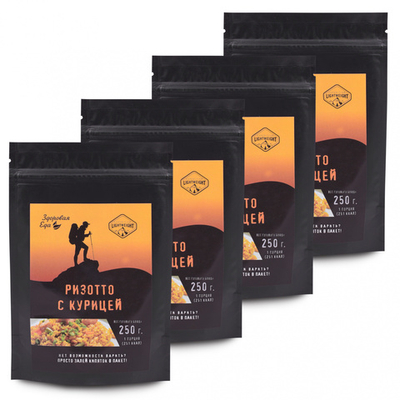 Ризотто с курицей zip 70 г (Здоровая Еда) 4 шт