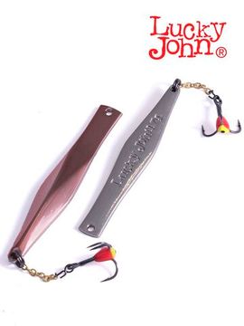 Блесна вертикальная зимняя Lucky John KALOMIES с цепочкой и тройником  75мм CS блистер