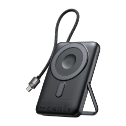 Внешний АКБ McDoDo, MagSafe+Watch,10000mAh Встроеный кабель + Подставка