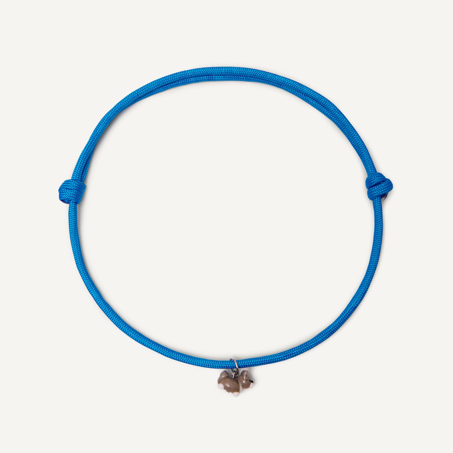 Колье Knitted Cutie Necklace - Blue Bicolor Cat