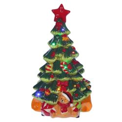 GAEM Фигурка декоративная "Елка" с подсветкой (3xААА, н/п), L22 W20 H36 см