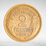France, 2 Francs 1933, XF