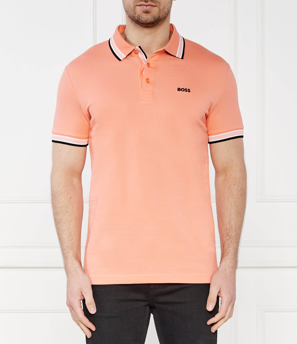 Поло Paddy BOSS GREEN - коралловый(50469055)