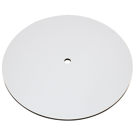 Подложка ЛХДФ 3мм с отверстием под ось Д18 белая