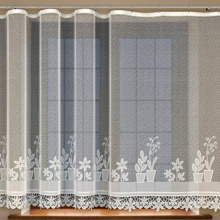 Занавеска "Ф. ГОРШКИ", цвет кремовый, на шторной ленте, Польша.