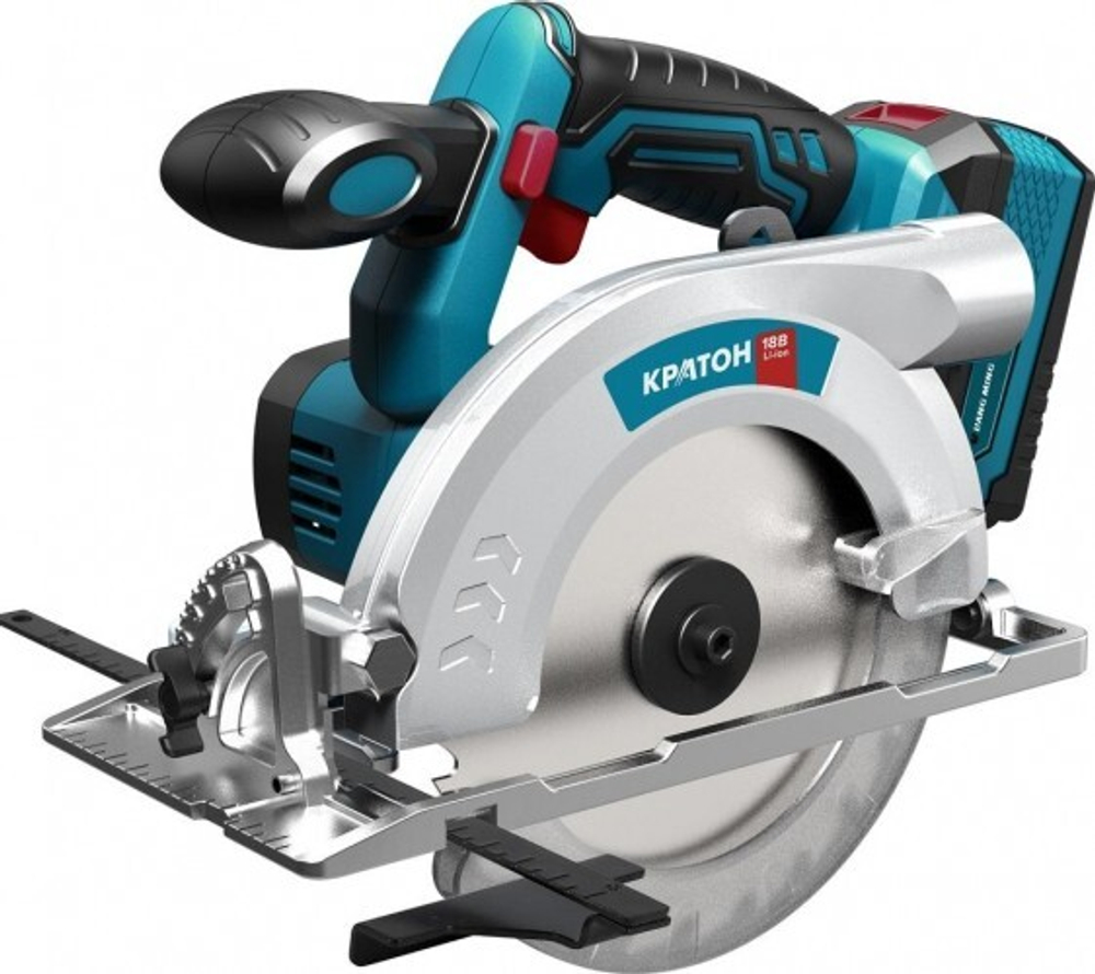 Пила циркулярная аккумуляторная КРАТОН CS18CD-165-OFA SET АКБ 4,0 А.ч; ЗУ 3 11 01 090