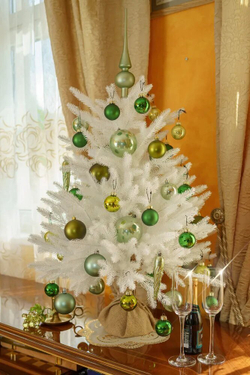 Ель искусственная Царь елка Адель белая 90 см