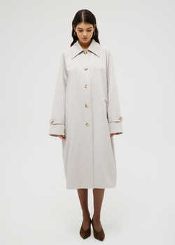 Тренч прямого кроя