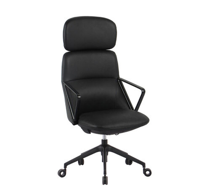 GLAM/A Кресло руководителя ЧЕРНЫЙ/ЧЕРНЫЙ