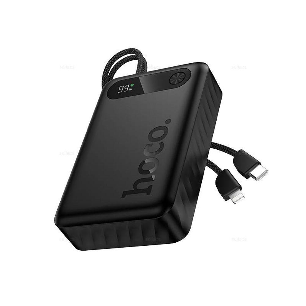 Hoco J171A Edge 22.5W+PD20W универсальный портативный аккумулятор с 2 кабелями(20000mAh)
