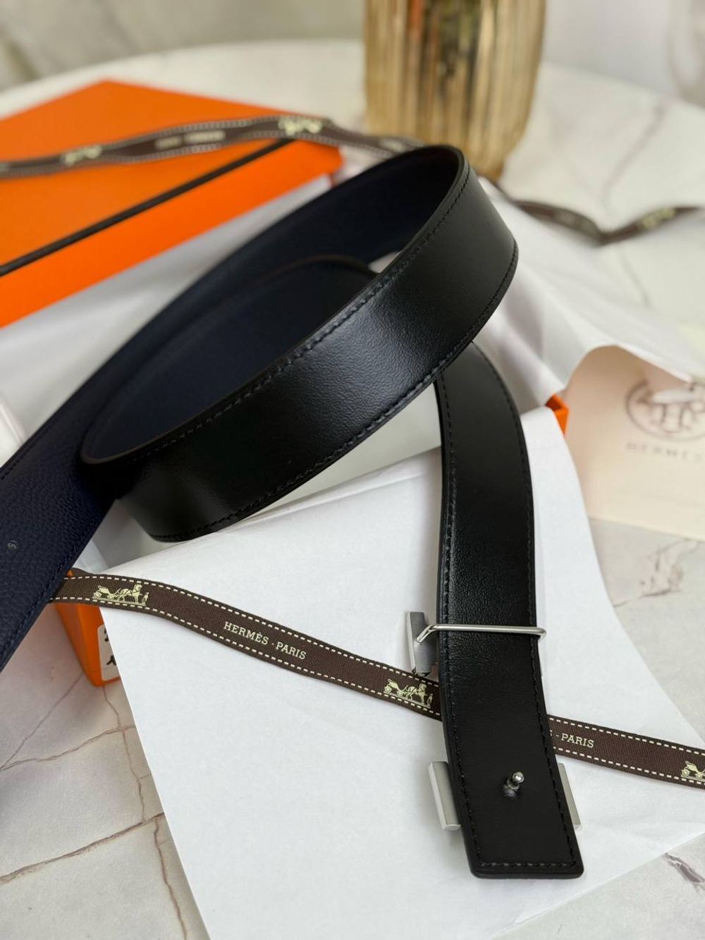 Двухсторонний ремень Hermes