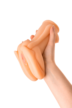 Мастурбатор реалистичный Juicy Pussy by TOYFA Honey Drop, вагина, TPR, телесный, 15 см
