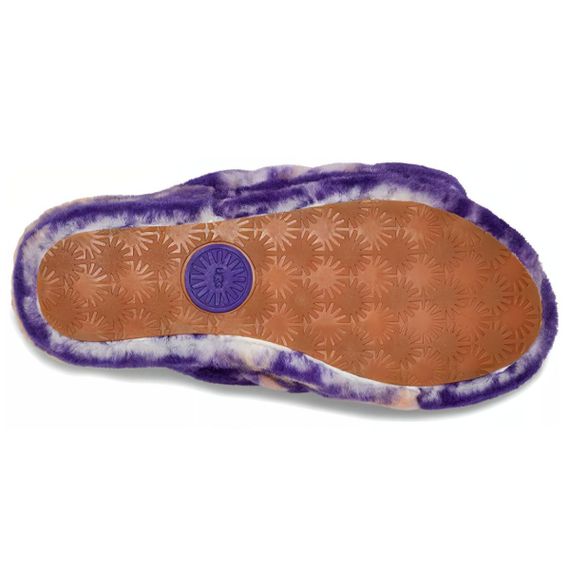 Ugg Fluff Yeah Slide Marble 'Purple Red'