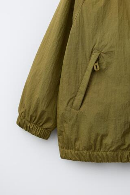 ZARA ЛЕГКИЙ ДОЖДЕВИК WATER REPELLENT, ХАКИ